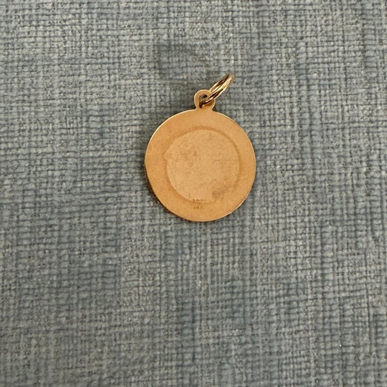 14k Taurus Charm