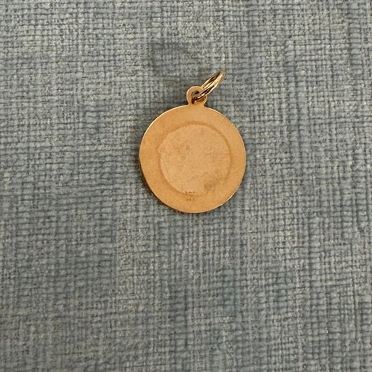 14k Taurus Charm