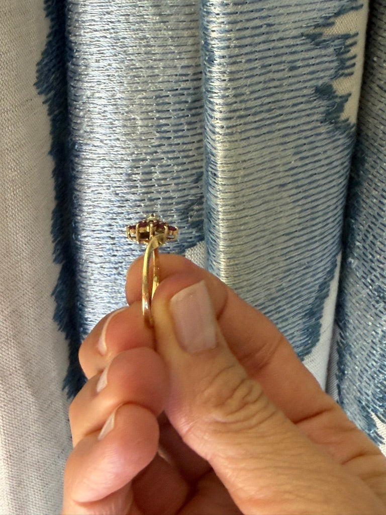 14k Ruby and Diamond Ring