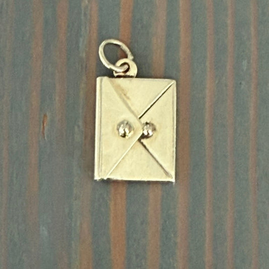 14K Envelope Charm with Darling I Love You Note