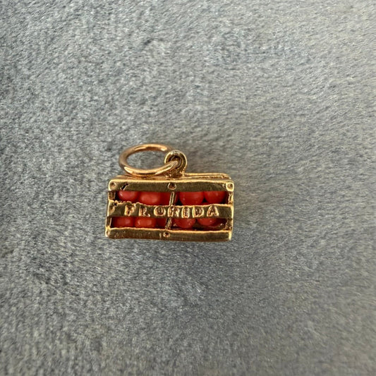 14K Florida Oranges Charm