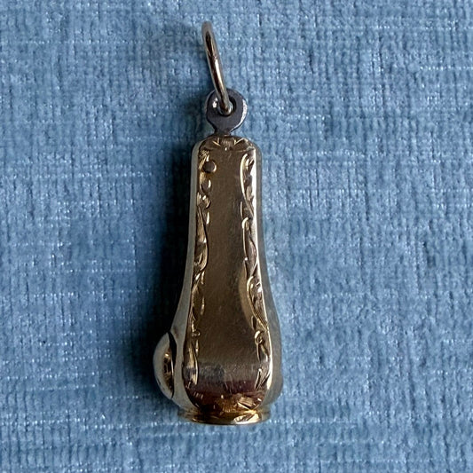 14k Cigar Cutter Pendant
