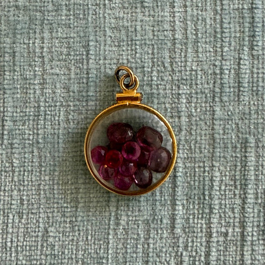14K Ruby Shaker Charm