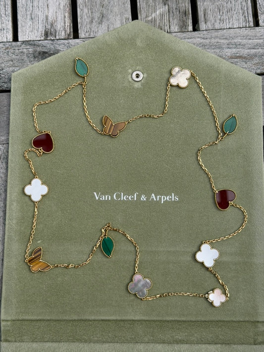18k Van Cleef & Arpels Lucky Necklace
