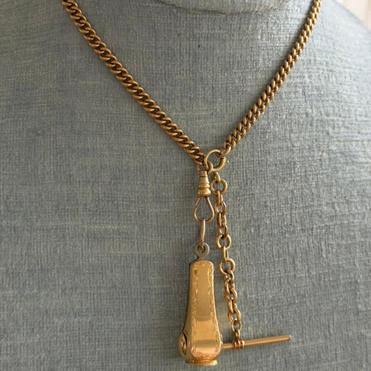 14k Cigar Cutter Pendant