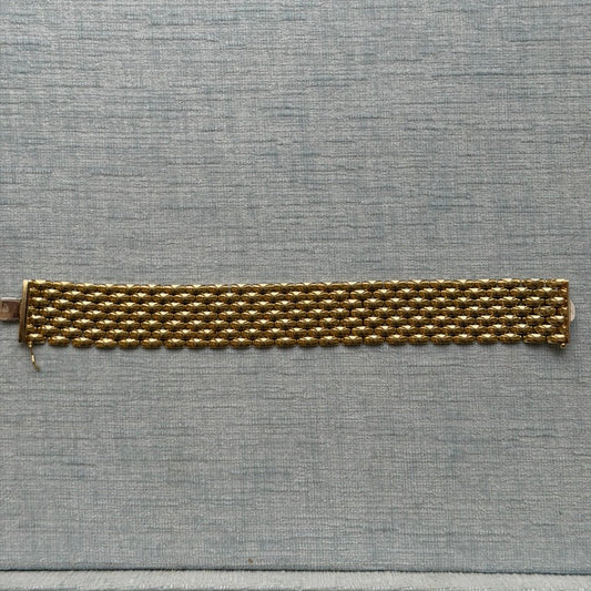 14k Panther Link Bracelet