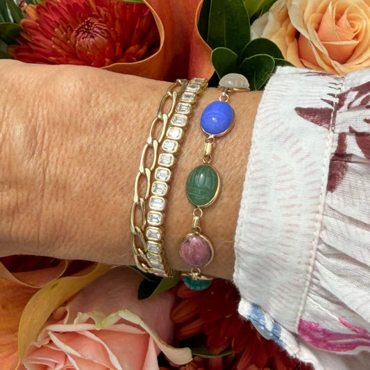 14k Scarab Bracelet
