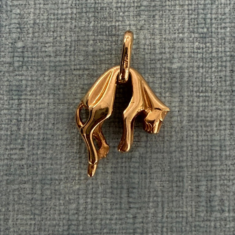 14k Panther Charm